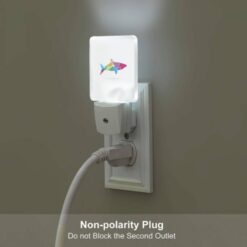 Night Light Set Of 2, A Colorful Fish Is Shown In A White Background. -Nuas Diy Shop 15c2a8caaae4e1cce012fdf18735c546d6450fad