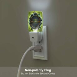 Night Light, A Round Sign With A Halloween Theme. -Nuas Diy Shop 166504265c449a2a9b794a2497b05f6a2f26c24b