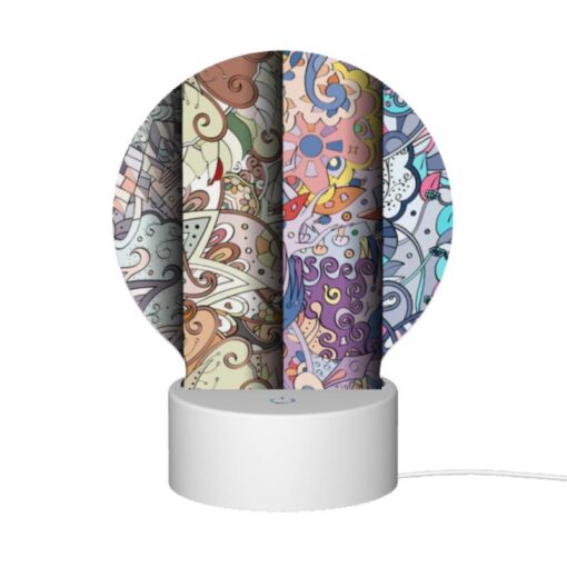 Round Acrylic Night Light, Three Different Colored Paintings Of A Sunflower. -Nuas Diy Shop 168f47a82e4693fd778c7e98da88fe6f2aa899e2