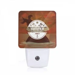 Night Light, A Colorful Poster Advertising A Summer Holiday.