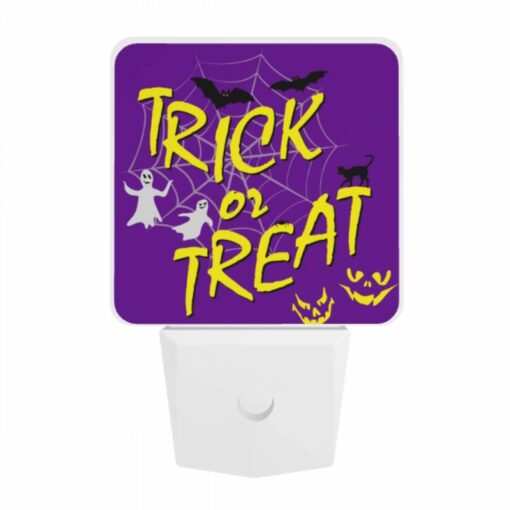 Night Light, A Purple Background With A Spider Web And Bats -Nuas Diy Shop 179a72c5481846b2c19693b5e7b6de97de3e675d