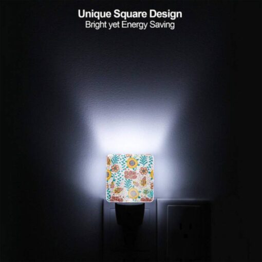 Night Light, A Colorful Floral Pattern With Yellow -Nuas Diy Shop 187f4e101f5a87f57ee1ca5e30b02650e1c0a742