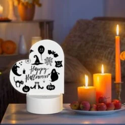Love Acrylic Night Light, A Collection Of Halloween Symbols And Images. -Nuas Diy Shop 1893628364c91db82700d52ec2a562054160fff7
