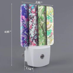 Night Light Set Of 2, Four Different Colored Designs Of A Clock. -Nuas Diy Shop 18fdec70a2cf8206934195df43ff5011fee86ec1