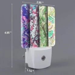 Night Light Set Of 2, Four Different Colored Designs Of A Clock. 3 Night Light Set Of 2, Four Different Colored Designs Of A Clock. -Nuas Diy Shop 18fdec70a2cf8206934195df43ff5011fee86ec1