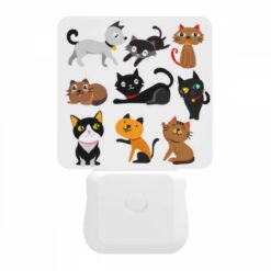 Night Light, A Collection Of Cats In Various Poses And Colors. -Nuas Diy Shop 193df8a5e24ccadbf134d9c5f26aee6981dbed26