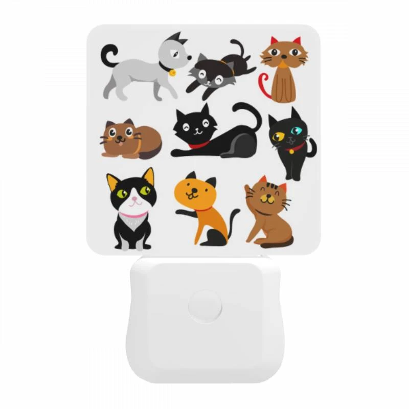 Night Light, A collection of cats in various poses and colors. Night Light, A Collection Of Cats In Various Poses And Colors. -Nuas Diy Shop 193df8a5e24ccadbf134d9c5f26aee6981dbed26