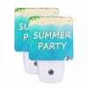 Night Light Set Of 2, A Sign Advertising A Summer Party. -Nuas Diy Shop 19acbb63356fc292d4329826fb37b6622c9b0875
