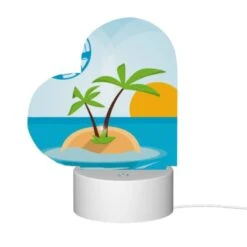 Love Acrylic Night Light, A Palm Tree Is Growing On A Small Island In The Middle Of The Ocean. 10 Love Acrylic Night Light, A Palm Tree Is Growing On A Small Island In The Middle Of The Ocean. -Nuas Diy Shop 1a113c82c765d2b683fc43588fb3d07f0e4ec745