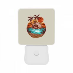 Night Light Set Of 2, A Skeleton Is Sitting On A Skull In The Ocean. -Nuas Diy Shop 1b282305425c1962643ee7e04cb57fd1dd7e94f7