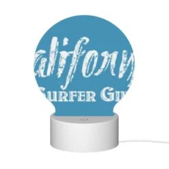 Round Acrylic Night Light, A Blue Sign That Says "California Surfer Girls.". 11 Round Acrylic Night Light, A Blue Sign That Says "California Surfer Girls.". -Nuas Diy Shop 1b501f0ac8234d4c7f9948ff4310bd2cdeecbbf5