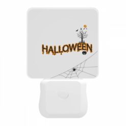 Night Light, A Spider Web With A Tree And A Pumpkin In The Middle. -Nuas Diy Shop 1ba211f020b832906ed933eb5a13f08d8e4115d3