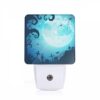 Night Light, A Spooky Scene With A Full Moon And A Bunch Of Bats Flying Around. -Nuas Diy Shop 1d237ff90e9df1362612f7ee95c43cac3067e24d