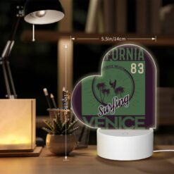 Love Acrylic Night Light, A Green And White Surfing Logo For Venice Beach. -Nuas Diy Shop 1dc6bd57b858df21c8ee9ed6c9d15bf90d0cba19