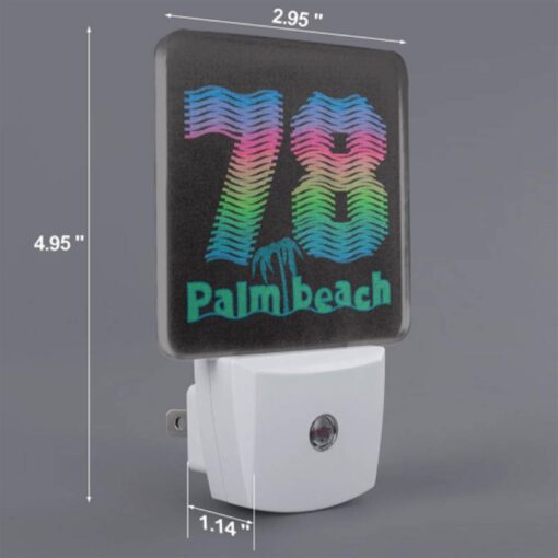 Night Light Set Of 2, A Colorful Logo For Palm Beach. -Nuas Diy Shop 1e3aed1aca1ee3eae469c882027267ffcf85b249