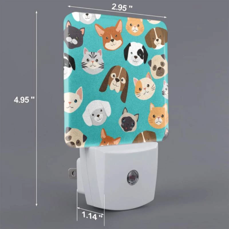 Night Light, A collection of cute cat and dog faces. Night Light, A Collection Of Cute Cat And Dog Faces. -Nuas Diy Shop 1e4dca897a994cd3030910e2c91320b17eaa258c