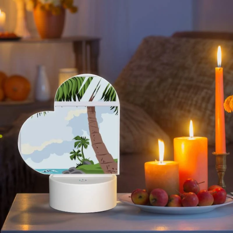 Love Acrylic Night Light, A picture of a palm tree and ocean with a window in the foreground. Love Acrylic Night Light, A Picture Of A Palm Tree And Ocean With A Window In The Foreground. -Nuas Diy Shop 1eb14c43b3e82a1dff48efc8c1b0c54b66777519