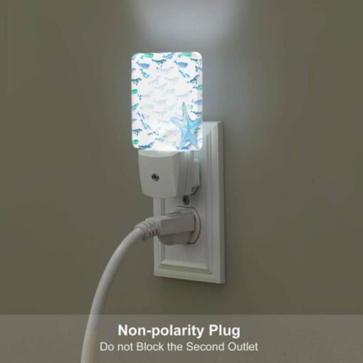 Night Light, A Blue And White Starfish Is Surrounded By A Group Of Blue And White Whales. -Nuas Diy Shop 1eea68cb63ad57cb78824cef59c9e93eaa74df87