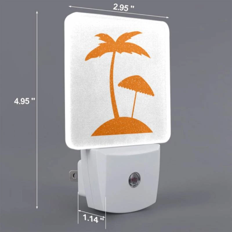 Night Light, A picture of a palm tree with a beach umbrella. Night Light, A Picture Of A Palm Tree With A Beach Umbrella. -Nuas Diy Shop 1f08e1199a993f720171d58bf733f8dcae773692