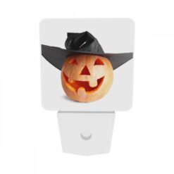 Night Light Set Of 2, A Pumpkin With A Black Hat On It. -Nuas Diy Shop 1f622ddb42a134412b0c69a6d035dbc9d36c7eab
