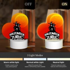 Love Acrylic Night Light, A Halloween Party Is Advertised With A Spooky House And A Moon In The Background. -Nuas Diy Shop 1fe0aa39f047ee872c2f7d962971220a26dd227b