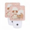 Night Light Set Of 2, Two Dogs Sitting Next To Each Other -Nuas Diy Shop 20c0343ea2bfe49b6fdeb25785af31a06cdd7dfc