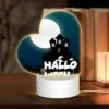 Love Acrylic Night Light, A House With A Moon In The Background And The Words Halloween Written Below It. 2 Love Acrylic Night Light, A House With A Moon In The Background And The Words Halloween Written Below It. -Nuas Diy Shop 20e6b389cbe29a863a829c54142f0438770bf19f