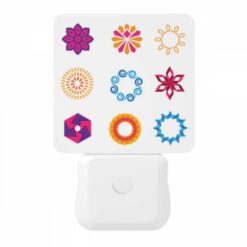 Night Light, A Collection Of Colorful Geometric Shapes. -Nuas Diy Shop 2101497c25320c31f93a70b2c053f5c2dabe9422