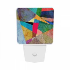 Night Light Set Of 2, A Colorful Abstract Art Piece With A Mix Of Blue -Nuas Diy Shop 210b99cd33aaed7f901cfca0fdc60365e95269fa
