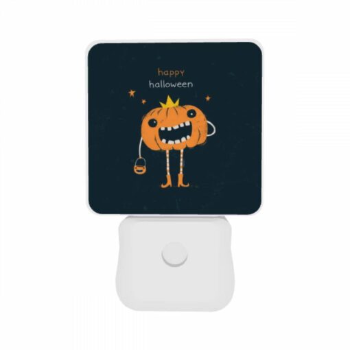 Night Light Set Of 2, A Cartoon Pumpkin With A Crown On Its Head And A Smile On Its Face. -Nuas Diy Shop 210cf25e11a273c95d99c4e859afbc0c04a04044