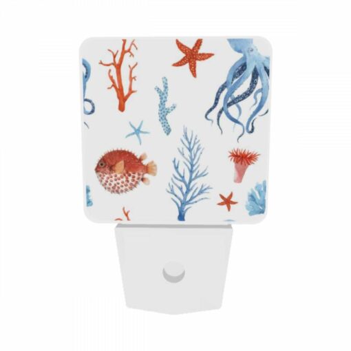 Night Light Set Of 2, A Collection Of Sea Creatures -Nuas Diy Shop 211bc74882388df459067efb87382c7317e56ca3