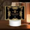 Rectangular Acrylic Night Light, A Skeleton Is On The Cover Of A Halloween Event. -Nuas Diy Shop 227ef5d919fe892534b323a682d324b03d931ed2