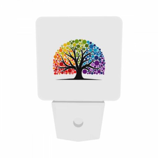 Night Light Set Of 2, A Colorful Tree With A Rainbow Of Colors. -Nuas Diy Shop 228906bc4dfe36f75c074b8552d95e111ee1b6aa