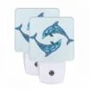 Night Light Set Of 2, Two Dolphins Are Swimming Together In The Ocean. -Nuas Diy Shop 22d5608116c0812446abee7558d05fa17824568f