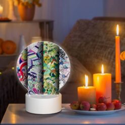 Round Acrylic Night Light, Four Colorful Designs Are Displayed In A Row. -Nuas Diy Shop 23219300ff0757e56d171c14f46c7dc90cfb6a17