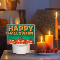 Rectangular Acrylic Night Light, Three Pumpkins With Smiling Faces On Them -Nuas Diy Shop 2323fb56ae8ade7708b782087054f9e166ad8f42