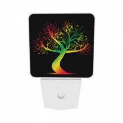 Night Light Set Of 2, A Colorful Tree With A Rainbow Colored Trunk. -Nuas Diy Shop 23756fd5d69085917c7ba8a302611d884a5d5801