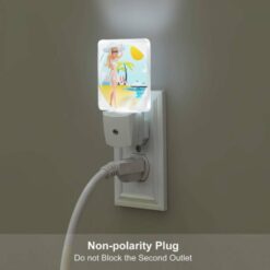 Night Light, A Woman In A White Dress Is Standing On A Beach -Nuas Diy Shop 2424ccd53a936ee3a983b84814d7acfc2ea02ecf