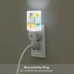 Night Light, A Woman In A White Dress Is Standing On A Beach -Nuas Diy Shop 2424ccd53a936ee3a983b84814d7acfc2ea02ecf