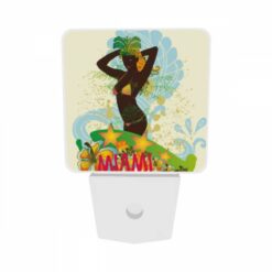Night Light Set Of 2, A Woman Wearing A Grass Skirt And A Star Headband Is Posing For A Picture. -Nuas Diy Shop 249e8cf51d369ca4e7122d5354d0b6538947528f