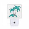 Night Light, A Drawing Of Two Palm Trees On A White Background. -Nuas Diy Shop 24c8a7bac0dd056d3b22608bcae252c512bde938
