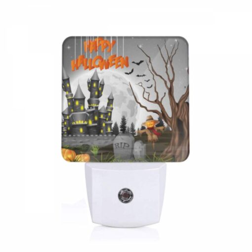 Night Light, A Halloween Scene With A Tree -Nuas Diy Shop 250b8696a978044effa7daee90a5de0546e0003b