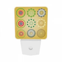 Night Light Set Of 2, A Collection Of Colorful Geometric Shapes. 8 Night Light Set Of 2, A Collection Of Colorful Geometric Shapes. -Nuas Diy Shop 2574c7ea25c8f45c77627cb2d13ee6a590365a4d