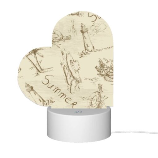 Love Acrylic Night Light, A Collection Of Beach-related Items -Nuas Diy Shop 26224ac26617a79b8c8ee7647625549f07bdcc86