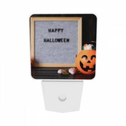 Night Light Set Of 2, A Happy Halloween Sign Is Displayed Next To A Pumpkin. -Nuas Diy Shop 2696c1527b03e6f0307e9325ca8a939b80799b66