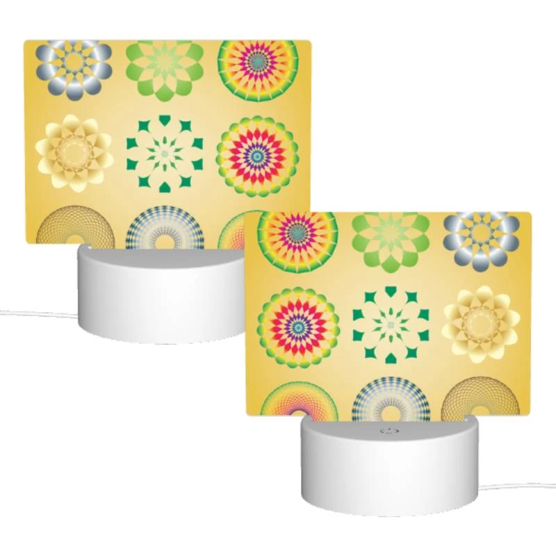 Rectangular Acrylic Night Light, A collection of colorful geometric shapes. Rectangular Acrylic Night Light, A Collection Of Colorful Geometric Shapes. -Nuas Diy Shop 26da0cb12cff30c655f5e7b5a7f022ac00b134b1