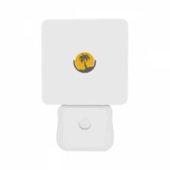 Night Light Set Of 2, A Yellow And Black Logo Of A Palm Tree On A White Background. -Nuas Diy Shop 293323c7ee7a8975c3770a8dc940aa900c7225f3