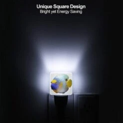 Night Light Set Of 2, A Blue And Yellow Fish With A Black Nose. 5 Night Light Set Of 2, A Blue And Yellow Fish With A Black Nose. -Nuas Diy Shop 2936ef202fcd8f32c95b466eca7e557802203c60