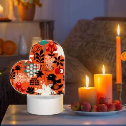 Love Acrylic Night Light, A Colorful Bird With A Star On Its Chest Is Perched On A Branch. -Nuas Diy Shop 2983dcee8bed277da0c7ae32d0466a14bee4a18a