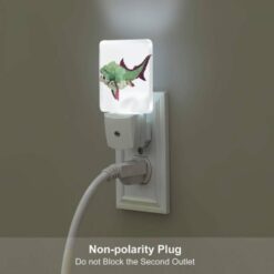 Night Light, A Green And Purple Shark With A Red Fin. -Nuas Diy Shop 29b24e5c542db581577c2d75d88fec21cf53107f